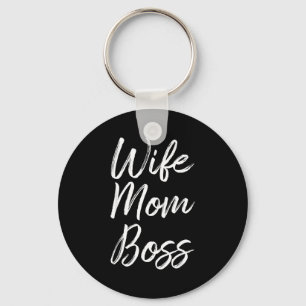 Echtgenote moeder baas dame grappige mama schattig sleutelhanger