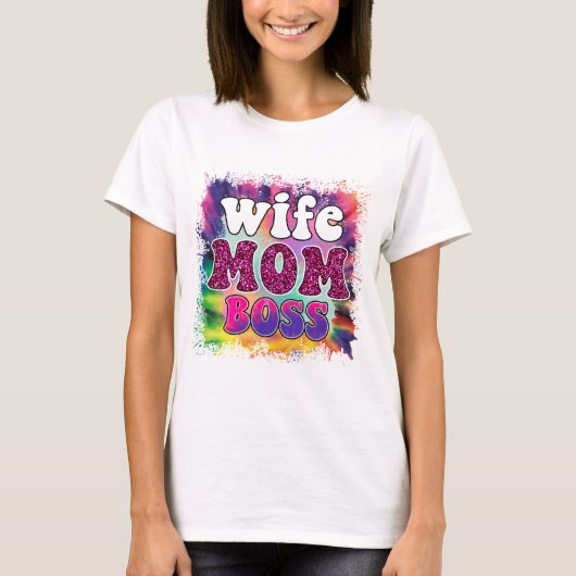 Echtgenote Moeder Baas - Moederdag T-shirt (Voorkant)