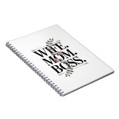 Echtgenote. Moeder. Baas. Notitieboek (Rechterzijde)