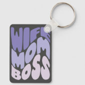 Echtgenote, moeder, baas sleutelhanger (Achterkant)