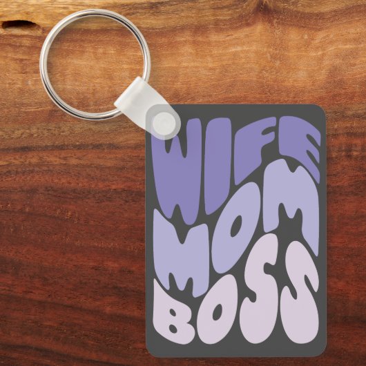 Echtgenote, moeder, baas sleutelhanger (Voorkant)
