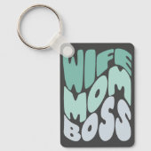 Echtgenote, moeder, baas sleutelhanger (Voorkant)
