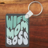 Echtgenote, moeder, baas sleutelhanger (Achterkant)