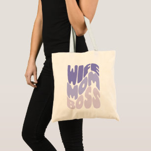 Echtgenote, moeder, baas tote bag
