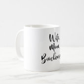 Echtgenote. Moeder. Biochemicus. Koffiemok (Voorkant links)