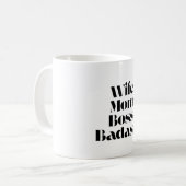 Echtgenote moeder Boss Badass Koffiemok (Voorkant links)