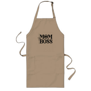 Echtgenote moeder Boss Funny Moederdag Lang Schort