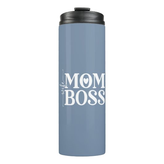 Echtgenote moeder Boss Funny Moederdag Thermosbeker (Voorkant)