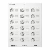 Echtgenote moeder etiket (Full Sheet)