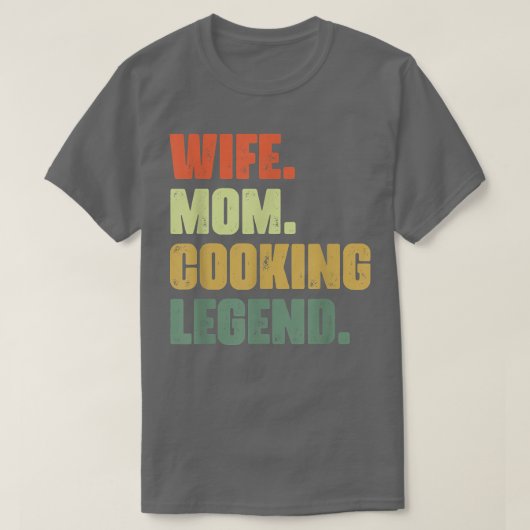 Echtgenote Moeder Grappig Professioneel Koken Voor T-shirt (Design voorkant)