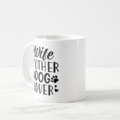Echtgenote moeder Hondenliefhebber Koffiemok (Voorkant links)