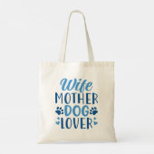 Echtgenote moeder Hondenliefhebber Tote Bag (Achterkant)