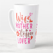 Echtgenote moeder koffie latte mok (Linkerhoek)