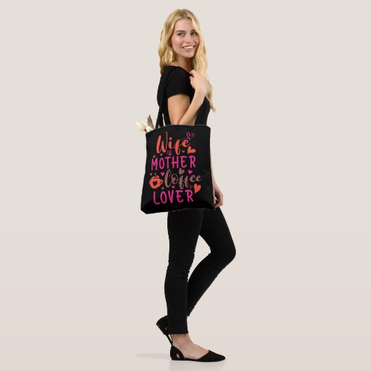 Echtgenote moeder koffie tote bag (Op model)