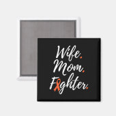 Echtgenote Moeder Strijder Rsd Crps Bewustzijn Magneet (Voorkant / Achterkant)