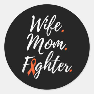 Echtgenote Moeder Strijder Rsd Crps Bewustzijn Ronde Sticker