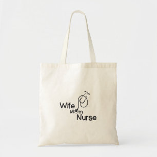 Echtgenote moeder verpleegse Funny Gif Tote Bag