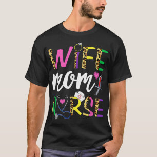 Echtgenote moeder verpleegstverpleegstaart Vrouwen T-shirt