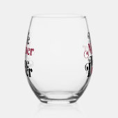 Echtgenote moeder Wine Lover Wijnglas Zonder Voet (Links)