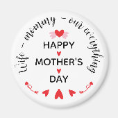 Echtgenote Moeders Onze Alles Cute Moederdag Lief Magneet (Voorkant)
