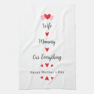 Echtgenote Moeders Onze Alles Cute Moederdag Lief Theedoek