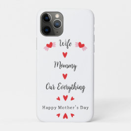 Echtgenote Moeders Onze Alles Cute Moederdag Zoet Case-Mate iPhone Case