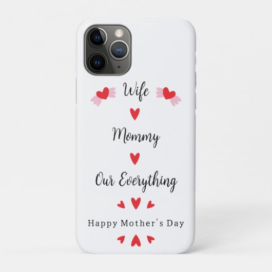 Echtgenote Moeders Onze Alles Cute Moederdag Zoet Case-Mate iPhone Case (Achterkant)