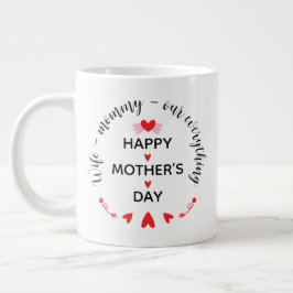 Echtgenote Moeders Onze Alles Cute Moederdag Zoet Grote Koffiekop