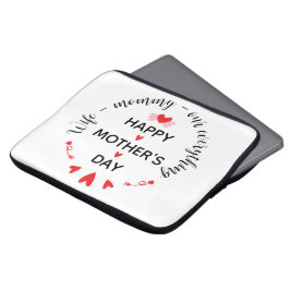 Echtgenote Moeders Onze Alles Cute Moederdag Zoet Laptop Sleeve