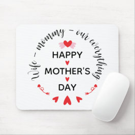Echtgenote Moeders Onze Alles Cute Moederdag Zoet Muismat