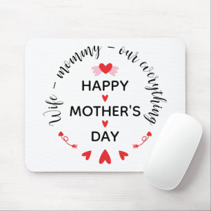 Echtgenote Moeders Onze Alles Cute Moederdag Zoet Muismat