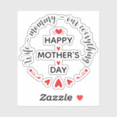 Echtgenote Moeders Onze Alles Cute Moederdag Zoet Sticker (Vel)