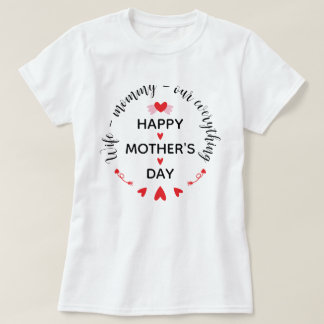 Echtgenote Moeders Onze Alles Cute Moederdag Zoet T-shirt