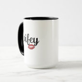 Echtgenote mok - Trendy echtgenote Aangepaste koff (Voorkant links)