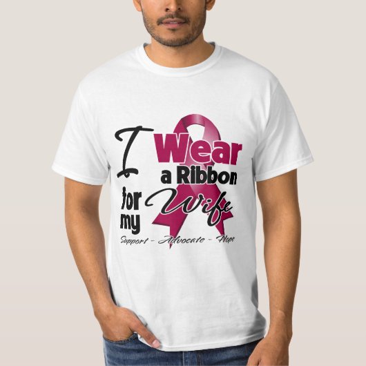 Echtgenote - Multiple Myeloma Ribbon T-shirt (Voorkant)