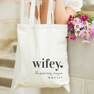 ECHTGENOTE   Persoonlijke nieuwe mevrouw Tote Bag