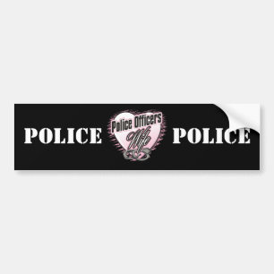 Echtgenote politieagenten bumpersticker