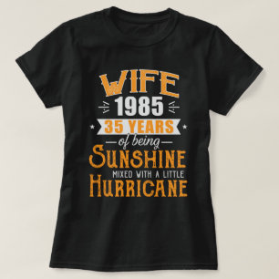 Echtgenote sinds 1985 Gift, 35 jaar huwelijk Jubil T-shirt