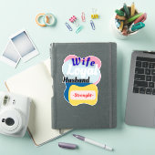 Echtgenote, trouwe echtgenoot, sterkte sticker (iPad Cover)