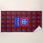 Echtgenote van 82nd Airborne Division Strandlaken (Voorkant)