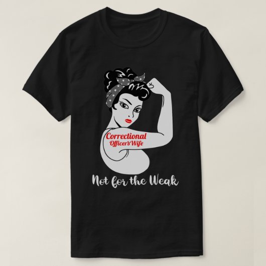 Echtgenote van de correctiefunctionaris, niet voor t-shirt (Design voorkant)