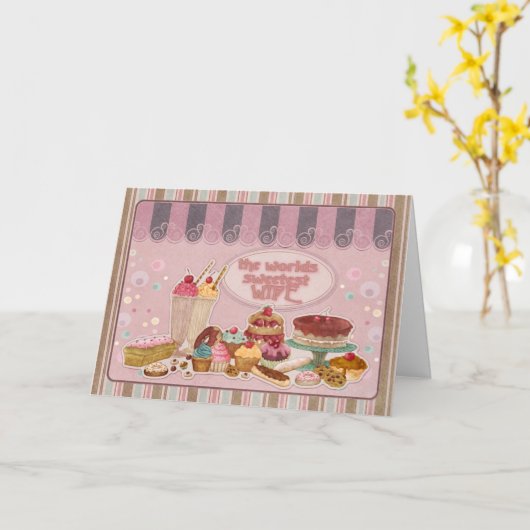 Echtgenote van de geboorte kaart (Gele Bloem)