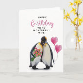 Echtgenote van de geboorte kaart (Gele Bloem)