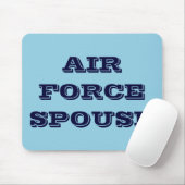 Echtgenote van de luchtmacht Mousepad Muismat (Met muis)