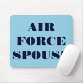 Echtgenote van de luchtmacht Mousepad Muismat (Met muis)