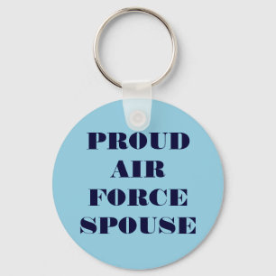 Echtgenote van de luchtmacht Sleutelhanger Proud