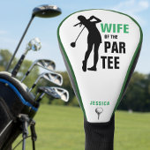Echtgenote van de Par Tee Groen & Wit Golfheadcover