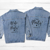 Echtgenote van de partij Austin Bachelorette Party Denim Jacket