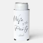 Echtgenote van de partij Bachelorette Bridesmaid S Seltzer Blikjeskoeler (Seltzer Voorkant)