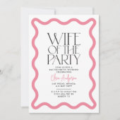 Echtgenote van de partij golvende lijn moderne bac kaart (Voorkant)